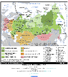 Carte de l'ex-URSS (1991)